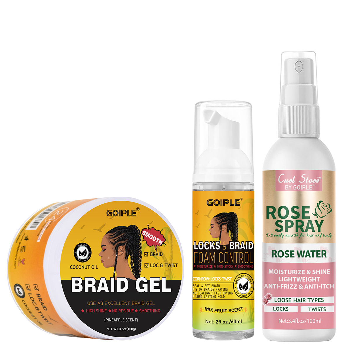Men'S Grooming Gel - Гель для плетения кос с высоким