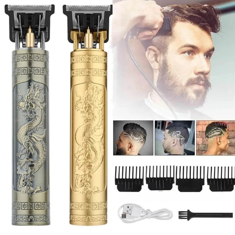 Mens Grooming Tools - Электрический триммер для бороды T9, беспроводная