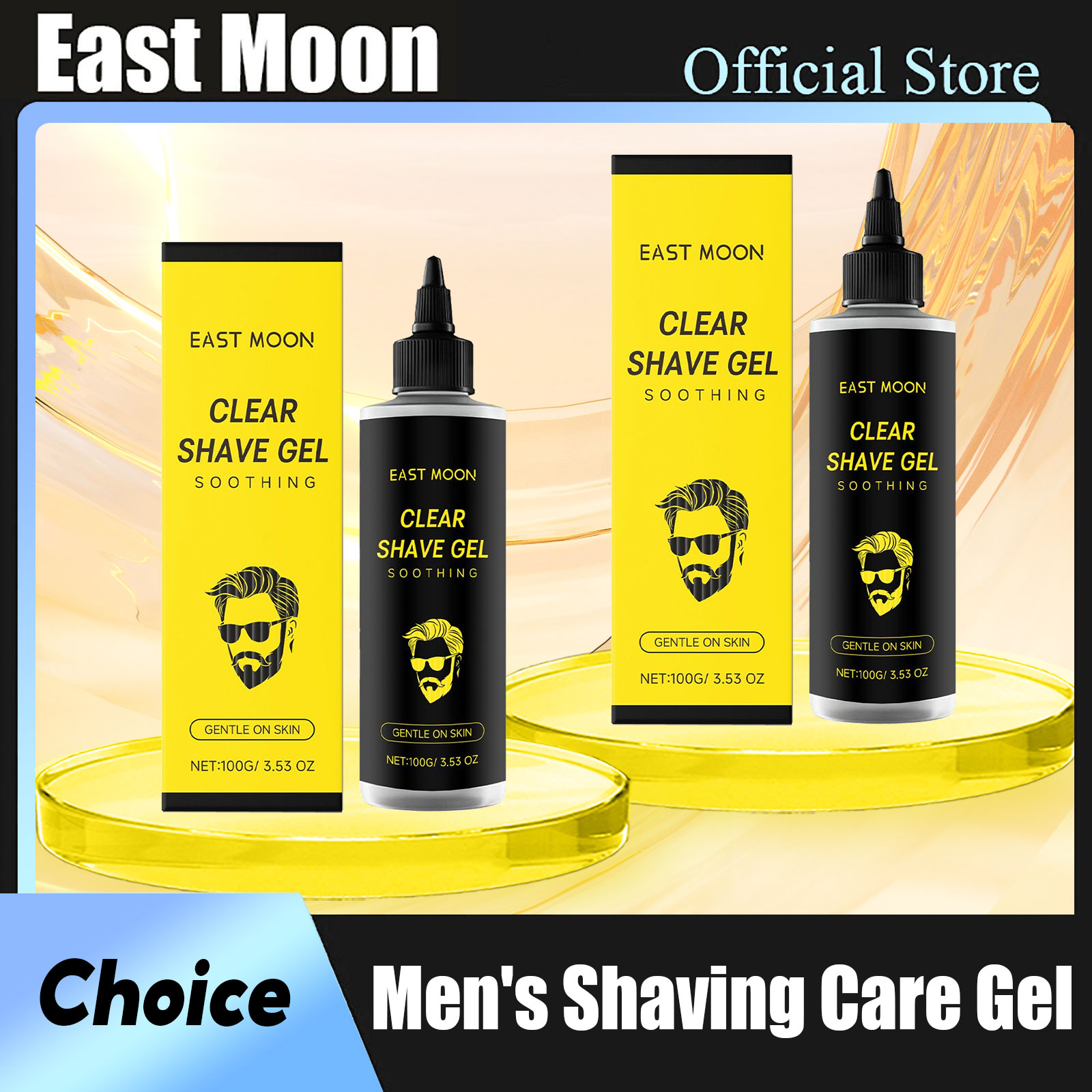 Men'S Grooming Gel - Гель для бритья East Moon Man: