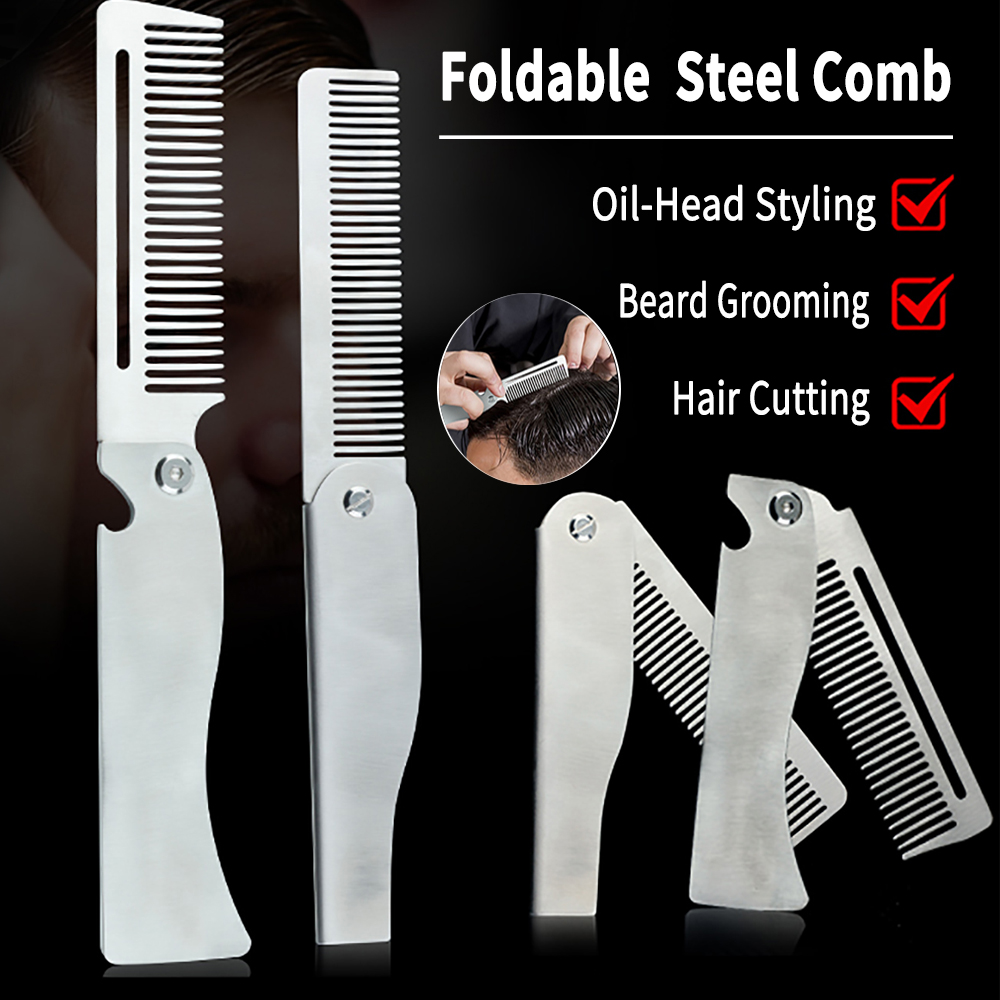 Men'S Beard Grooming - Новый тип 1/2 шт. портативные стальные