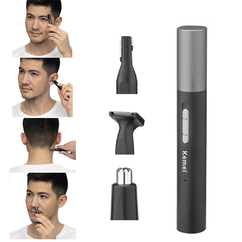 Mens Grooming Tools - Электрический триммер Kemei Pro для носа,