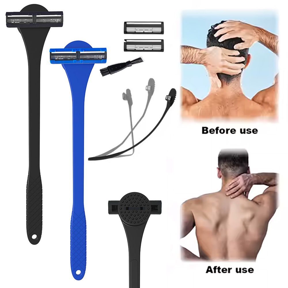 Men'S Grooming Gel - Мужская силиконовая бритва 2-в-1 для бритья