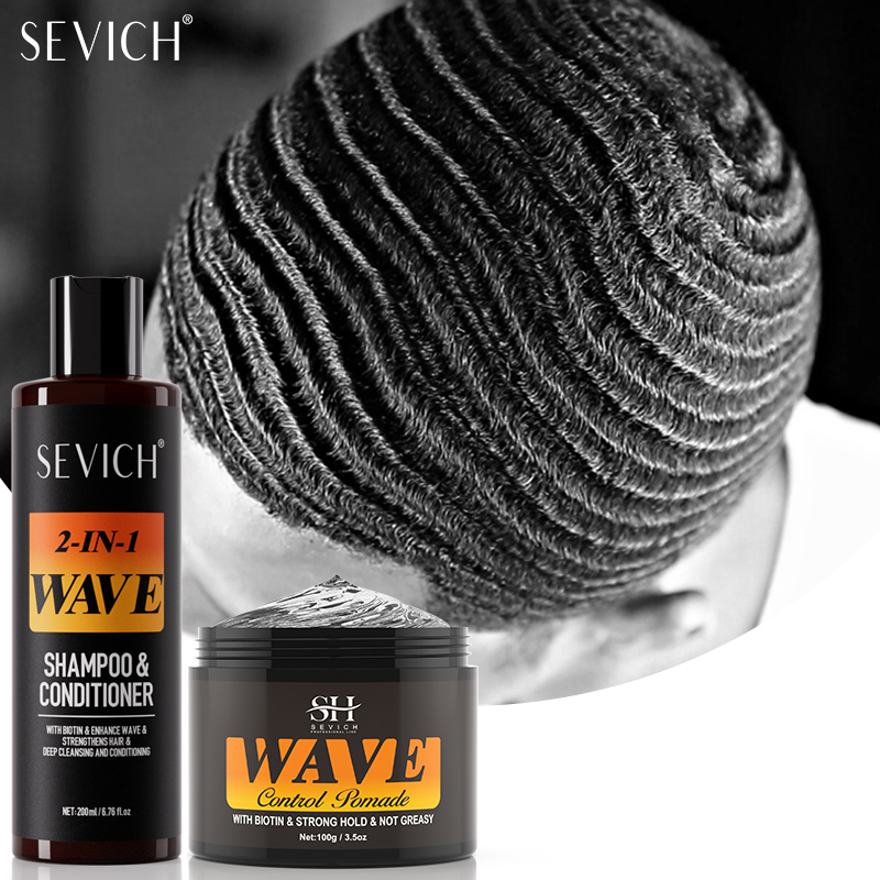 Men'S Grooming Gel - Набор шампуней Deep Wave Control Pomade,