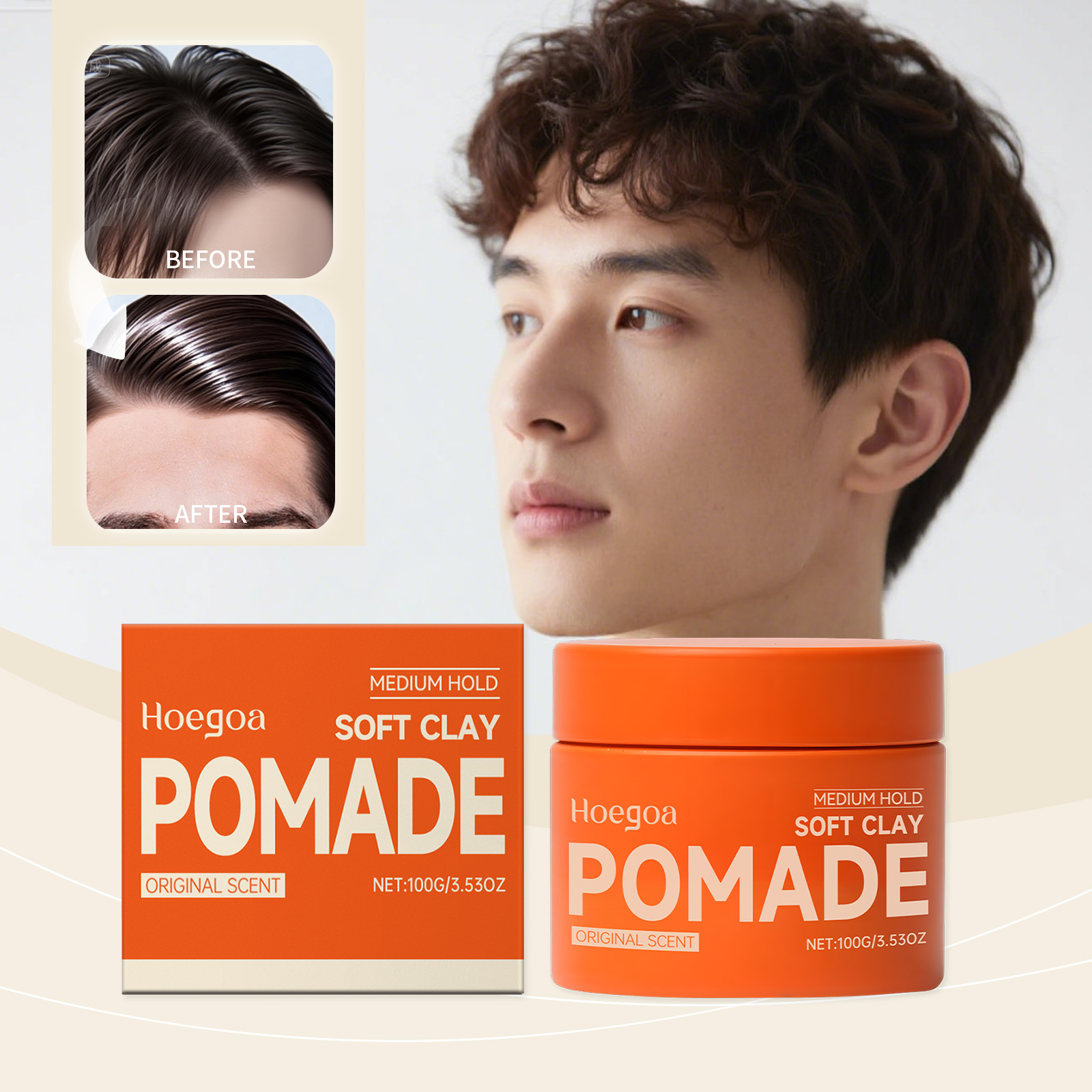 Men'S Grooming Gel - Оригинальный воск для волос, долговечный гель
