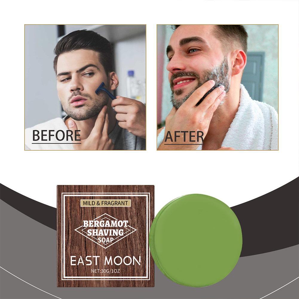 Men'S Beard Grooming - Мыло для бритья с бергамотом для